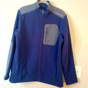 Vineyard Vines Still River Full Zip Fleece Jacket Men's Large Navy Blue